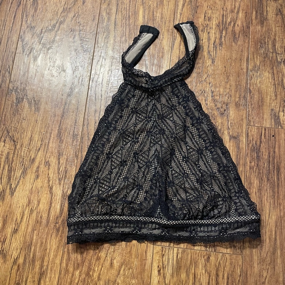 Free People Halter Lace Bralette